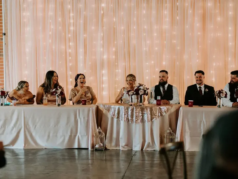 Bridal Party at Wedding Table